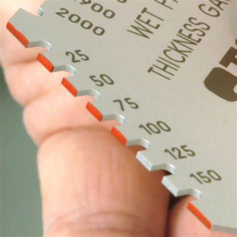 measuring wet film paint thickness|paint thickness calculator.